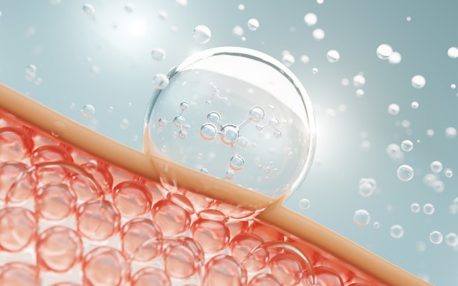 Skin Care Research Concept